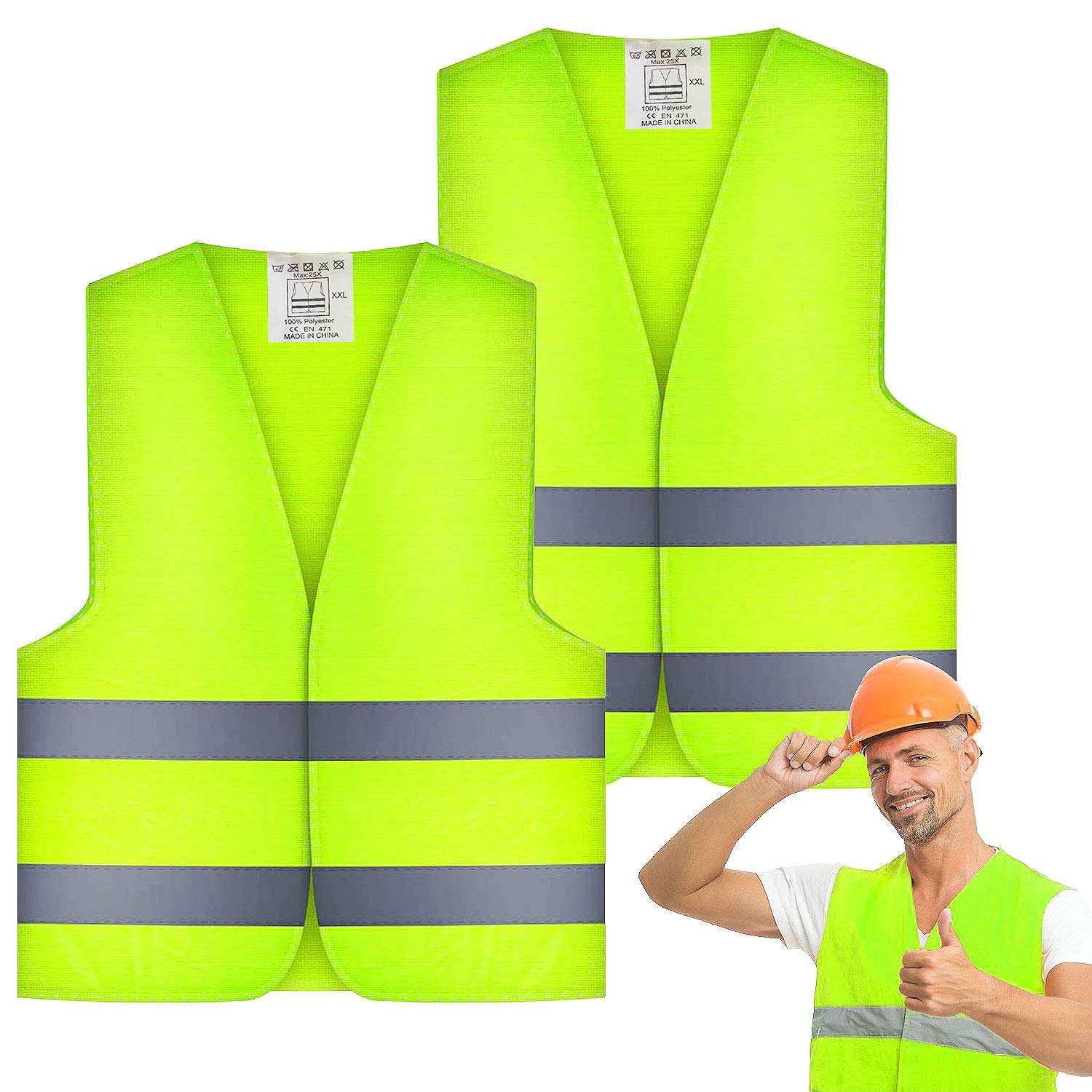 Gilet de sécurité - Taille XXXL - obligatoire en voiture en